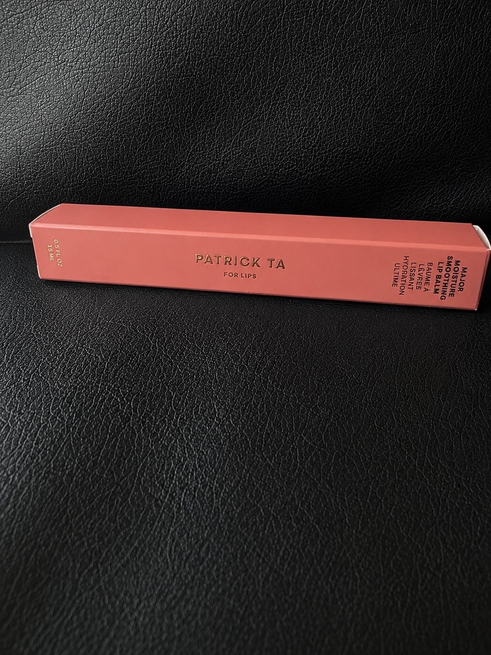 Patrick Ta Major Moisture Smoothing Lip Balm Cookie Butter Full size, 0.5 fl NIB